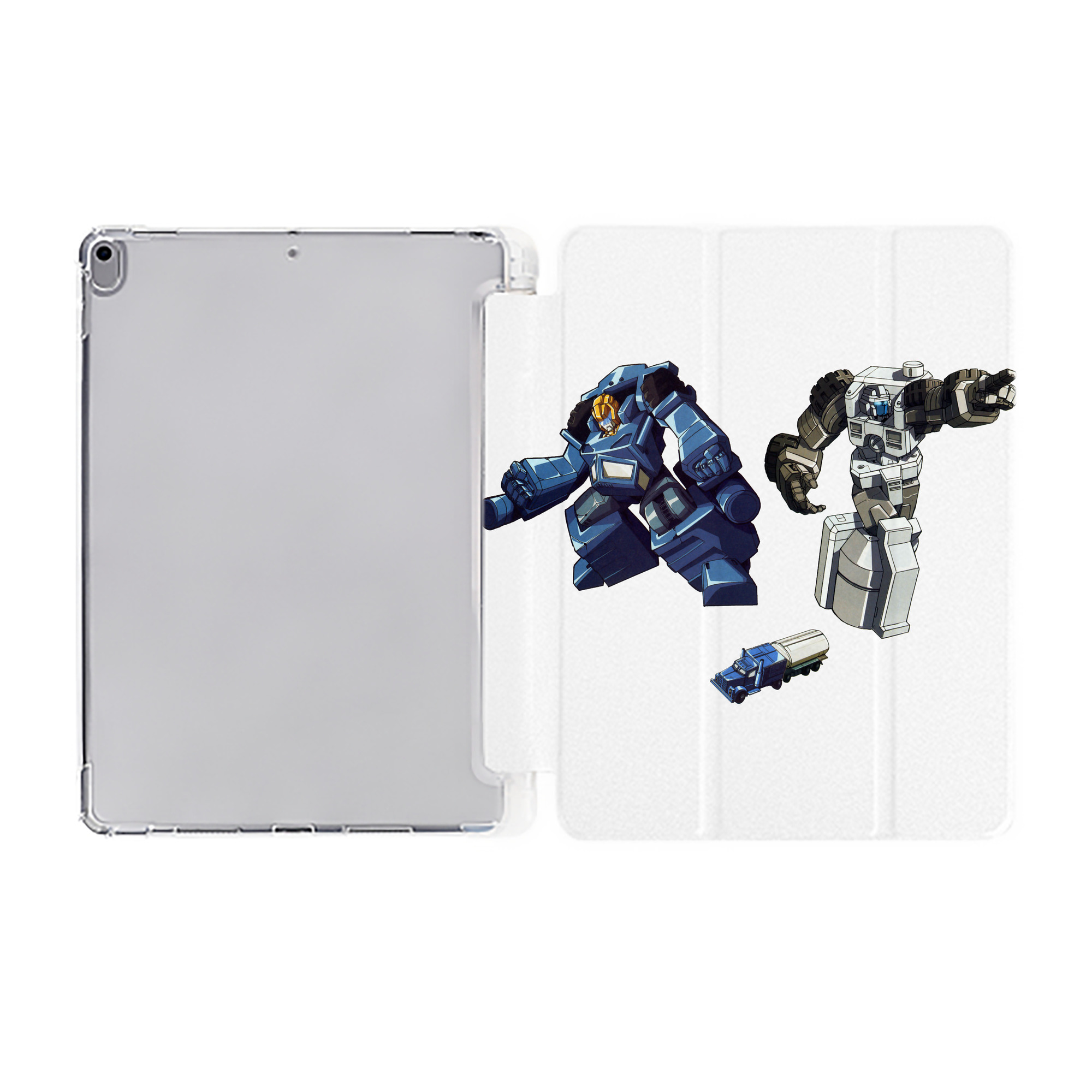 （画像用）  IPad ケース ペン収納付き 三つ折りスタンド PUレザー×シリコン 対応機種9.5/10.5/10.9インチ